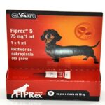 Fiprex Pies Preparat na Pchły i Kleszcze dla Psów S ➤ 75 mg/1 ml