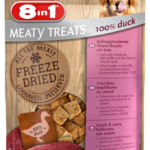 8in1 Meaty Treats liofilizowane przysmaki ze 100% piersią kaczki