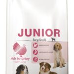 TropiDog Premium Junior L 12kg - Sucha Karma dla Szczeniąt i Młodych Psów Bogata w Indyka i Ryż