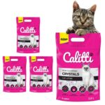 Calitti Crystals Cat Litter 4 x 3,8L - Żwirek Silikonowy dla Kota